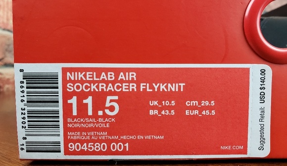 🖤🚫 SOLD NikeLab Air Sock Racer Ultra Flyknit - Picture 8 of 8